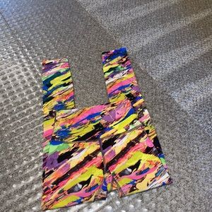 Lululemon Catalyst Multicolor Wunderunder Leggings - size 2
